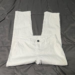 Simply Vera Vera wang white textured Capri pants size 0